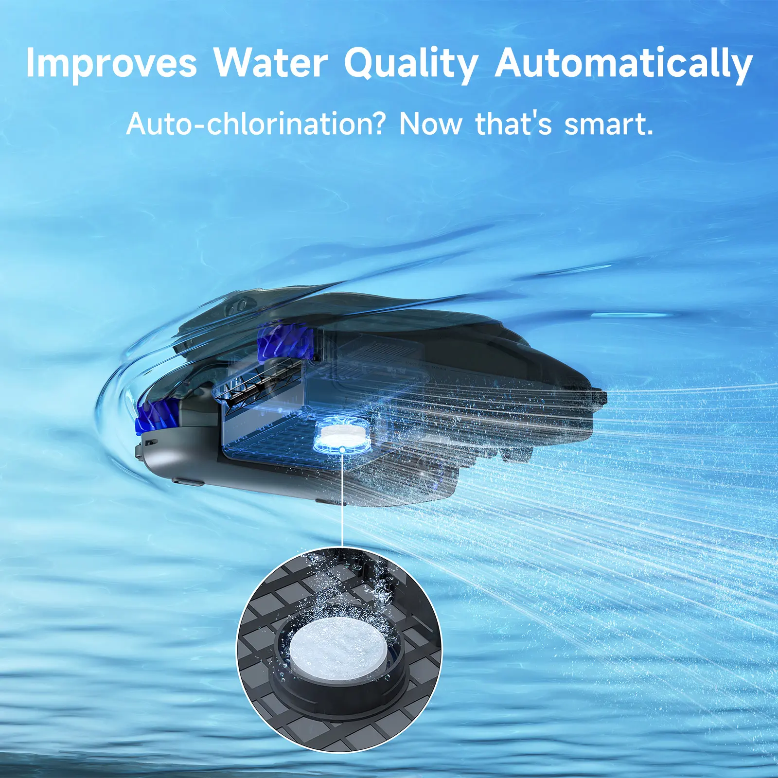 Dreame J1 Robotic Pool Skimmer - Spring Sale Flash Sale - Image 3